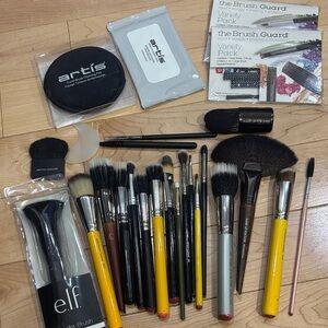 MAKEUP BRUSH LOT! Huge Sigma MAKE UP FOR EVER Artis BDELLIUM MUA